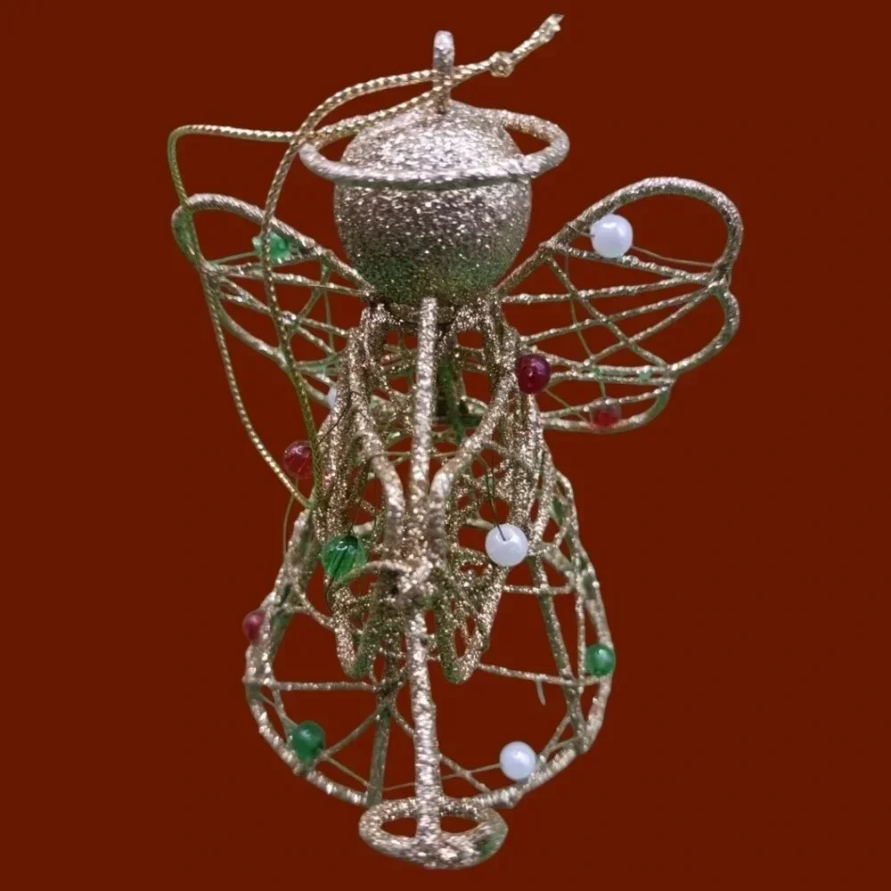 Avon wire christmas ornament angel